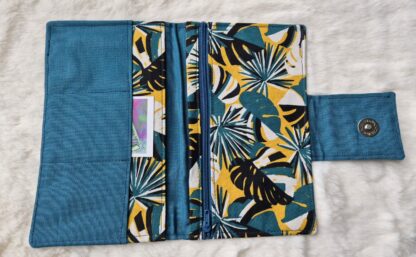 Portefeuille "feuilles bleues" – Image 2