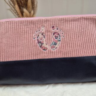 Grande trousse de toilette "petits pieds"