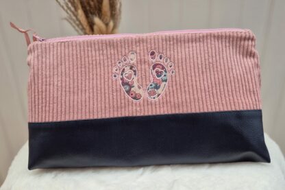Grande trousse de toilette "petits pieds"